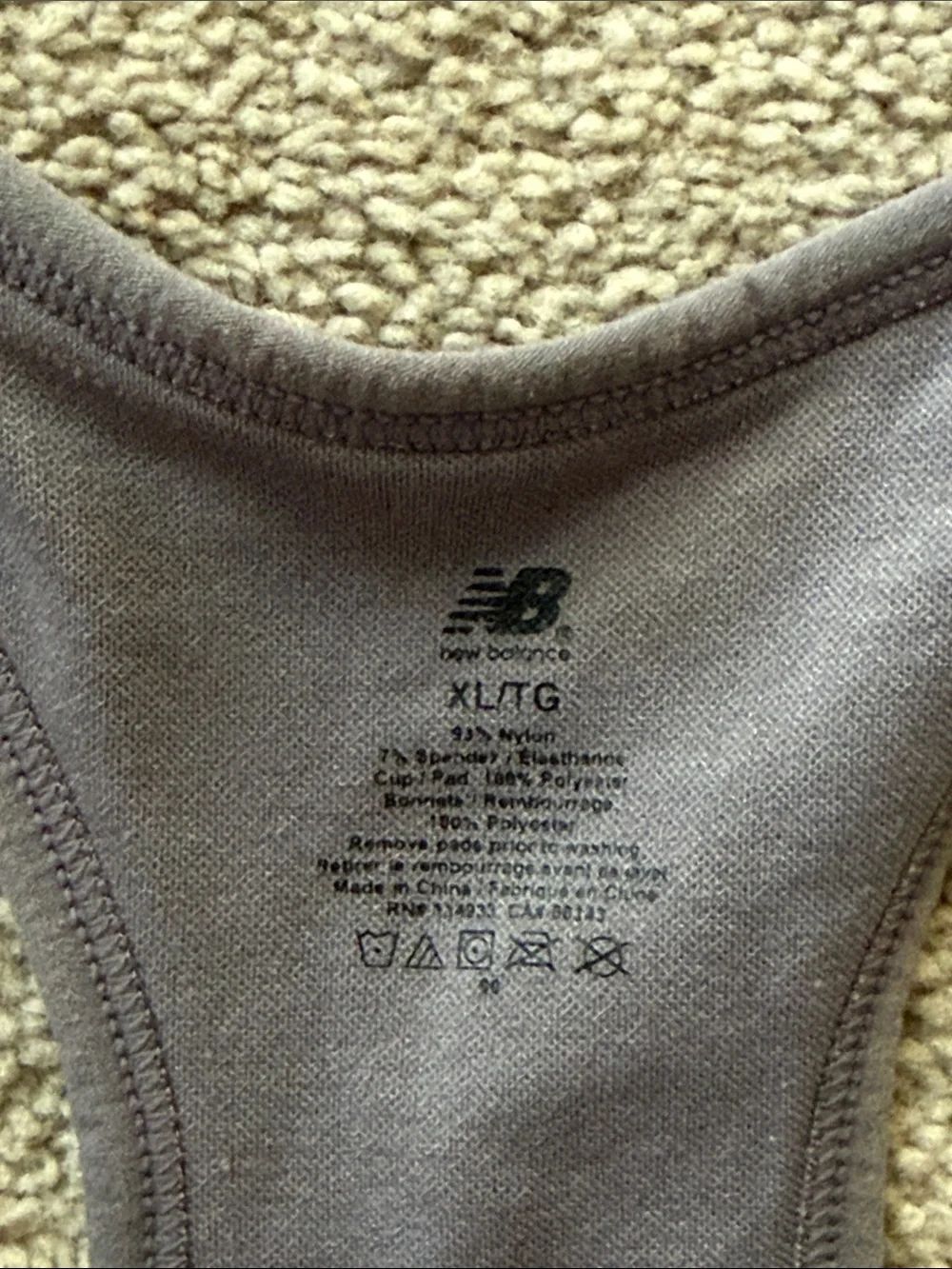 New Balance Front-Zip Racerback Sports Bra! - Picture 5 of 8
